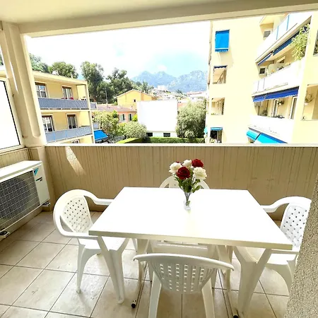L'altezza Joli T2, Proche Plage, Terrasse, Parking Apartment Menton